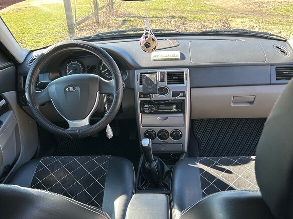 2013 Lada (ВАЗ) Priora I Рестайлинг, зелёный, 400000 рублей - вид 30