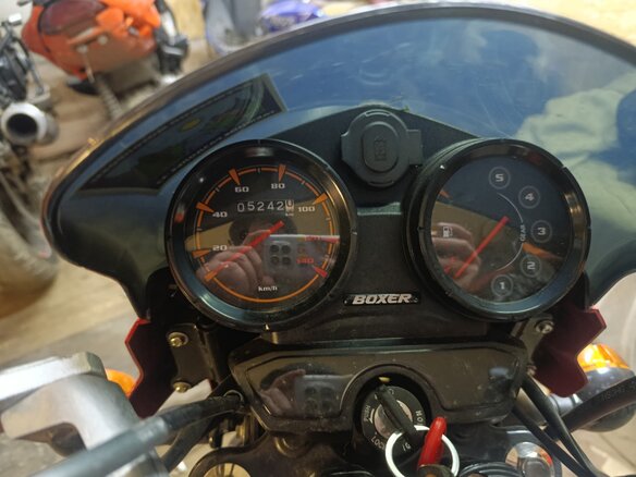 2023 Bajaj Boxer BM 150X, красный, 120000 рублей - вид 9