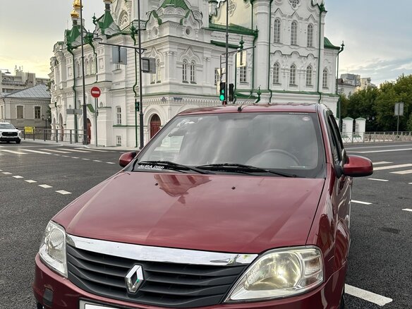 2012 Renault Logan I Рестайлинг, красный, 535000 рублей - вид 16