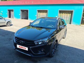 2020 Lada (ВАЗ) Vesta SW I, чёрный, 1180000 рублей, вид 3