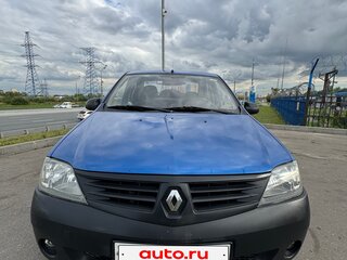 2008 Renault Logan I, синий, 420000 рублей, вид 3