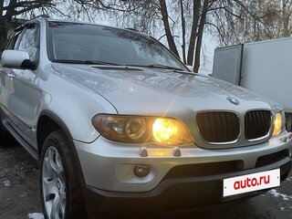 2004 BMW X5 3.0i I (E53) Рестайлинг, серебристый, 1500000 рублей, вид 2