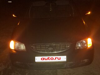 2008 Hyundai Accent ТагАЗ II, чёрный, 230000 рублей, вид 4