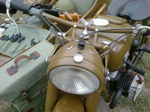 1947 Урал M-72, зелёный - вид 3