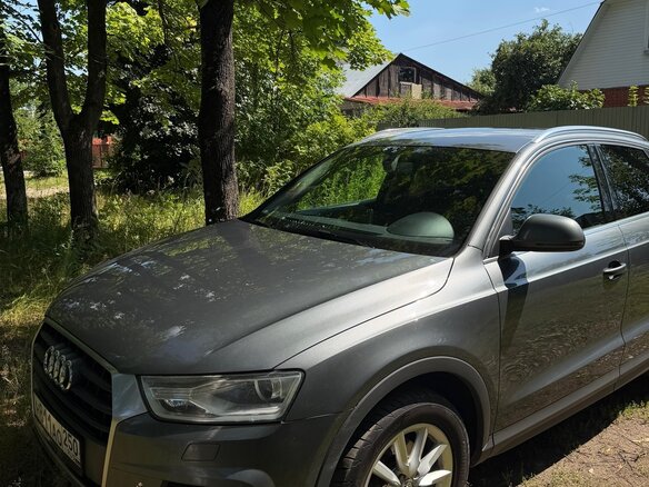 2015 Audi Q3 I (8U) Рестайлинг, серый - вид 1
