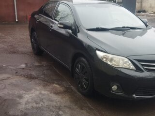 2011 Toyota Corolla X (E140, E150) Рестайлинг, чёрный, 959000 рублей, вид 3