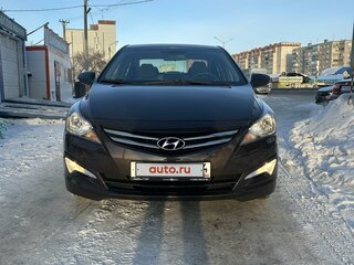2016 Hyundai Solaris I Рестайлинг, коричневый, 1185000 рублей, вид 1
