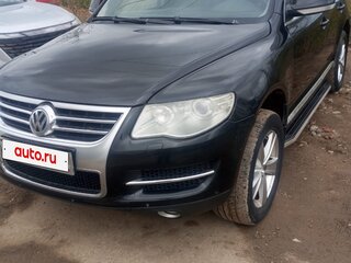 2008 Volkswagen Touareg I Рестайлинг, чёрный, 850000 рублей, вид 1