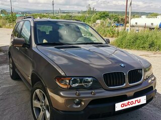 2004 BMW X5 3.0i I (E53) Рестайлинг, коричневый, 1450000 рублей, вид 1