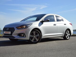 2018 Hyundai Solaris II, серебристый, 1650000 рублей, вид 1