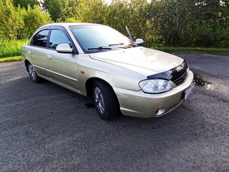 2007 Kia Spectra I Рестайлинг 2, золотистый, 179999 рублей, вид 3