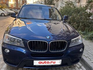 2012 BMW X3 20d xDrive II (F25), синий, 2280000 рублей, вид 2
