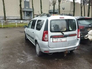 2014 Lada (ВАЗ) Largus I, серебристый, 720000 рублей, вид 5