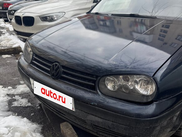 2001 Volkswagen Golf IV, синий, 450000 рублей - вид 10