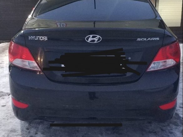 2013 Hyundai Solaris I, чёрный, 790000 рублей - вид 5