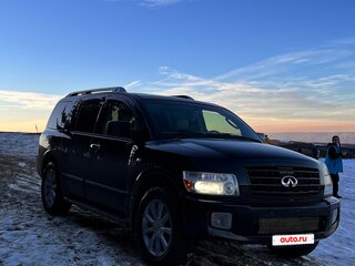 2007 Infiniti QX56 I Рестайлинг, чёрный, 1450000 рублей, вид 3
