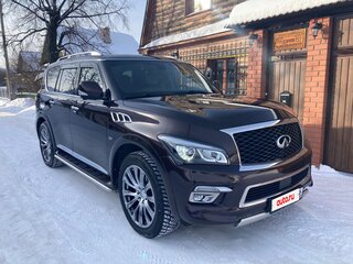 2015 Infiniti QX80 I Рестайлинг, красный, 3300000 рублей, вид 5