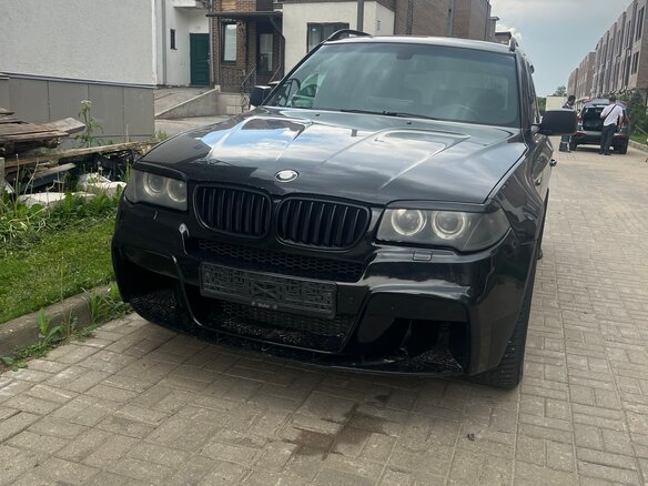 2007 BMW X3 30d I (E83) Рестайлинг, чёрный, 600000 рублей - вид 1