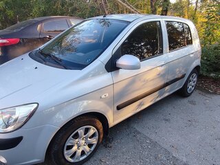 2008 Hyundai Getz I Рестайлинг, серебристый, 525000 рублей, вид 2