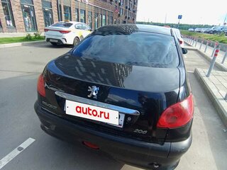 2008 Peugeot 206, чёрный, 180000 рублей, вид 3