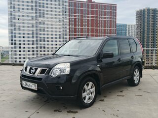 2011 Nissan X-Trail II Рестайлинг, чёрный, 985000 рублей, вид 2