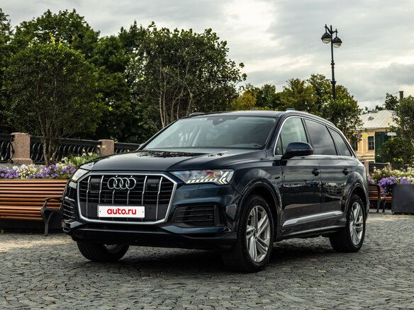 2023 Audi Q7 45 TFSI II (4M) Рестайлинг, синий, 7111111 рублей - вид 6