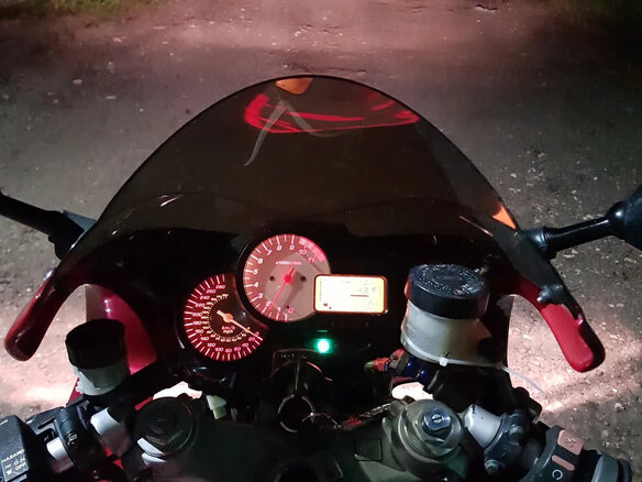 2001 Honda VTR 1000, красный, 250000 рублей - вид 7