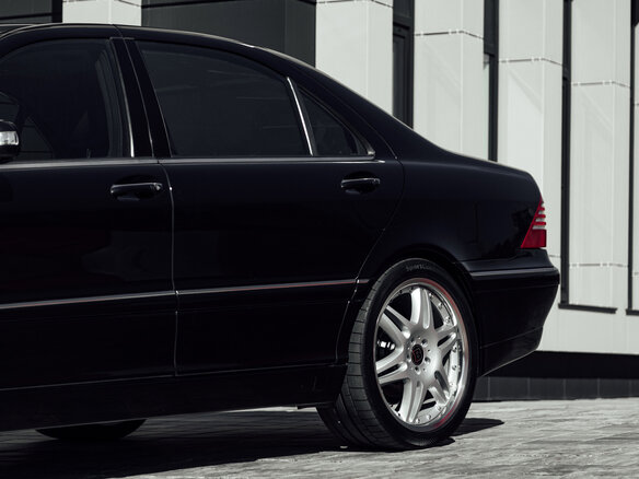 2004 Mercedes-Benz S-Класс 500 Long IV (W220) Рестайлинг, чёрный - вид 9
