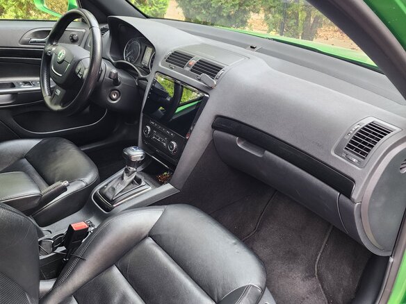 2012 Skoda Octavia RS II Рестайлинг, зелёный, 1770000 рублей - вид 14