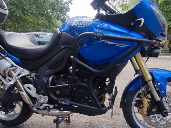 2007 Triumph Tiger 1050, синий, 570000 рублей - вид 17