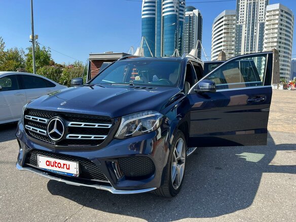 2019 Mercedes-Benz GLS 400 I (X166), синий, 6200000 рублей