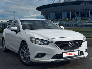 2015 Mazda 6 III (GJ) Рестайлинг, белый, 1270000 рублей, вид 2