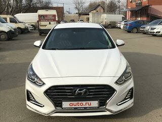 2017 Hyundai Sonata VII (LF) Рестайлинг, белый, 1950000 рублей, вид 2