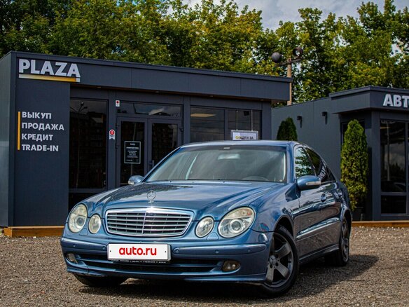 2004 Mercedes-Benz E-Класс 270 III (W211, S211), голубой, 610000 рублей