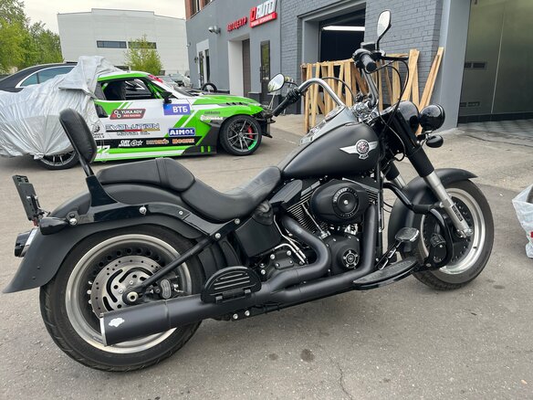 2015 Harley-Davidson Fat Boy, чёрный, 1500000 рублей - вид 8