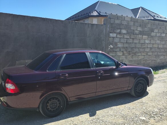 2012 Lada (ВАЗ) Priora I, красный, 375000 рублей - вид 2