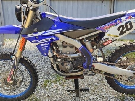 2018 Yamaha YZ250F, синий, 450000 рублей, вид 1
