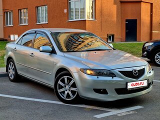 2006 Mazda 6 I (GG) Рестайлинг, серебристый, 490000 рублей, вид 2