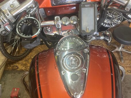 2005 Honda VTX 1800, оранжевый, 850000 рублей, вид 5