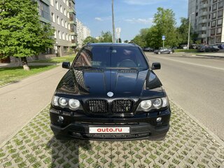 2003 BMW X5 3.0i I (E53) Рестайлинг, чёрный, 1350000 рублей, вид 4