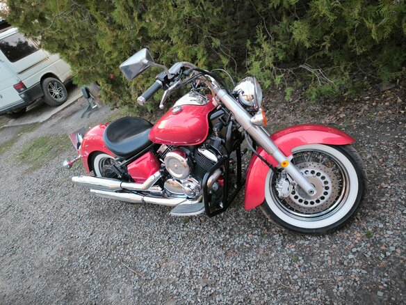 2003 Yamaha XVS1100, красный, 550000 рублей - вид 9