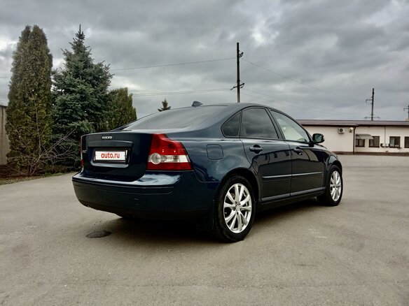 2007 Volvo S40 II Рестайлинг, голубой - вид 4