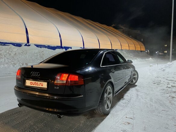 2006 Audi A8 II (D3) Рестайлинг, чёрный - вид 7