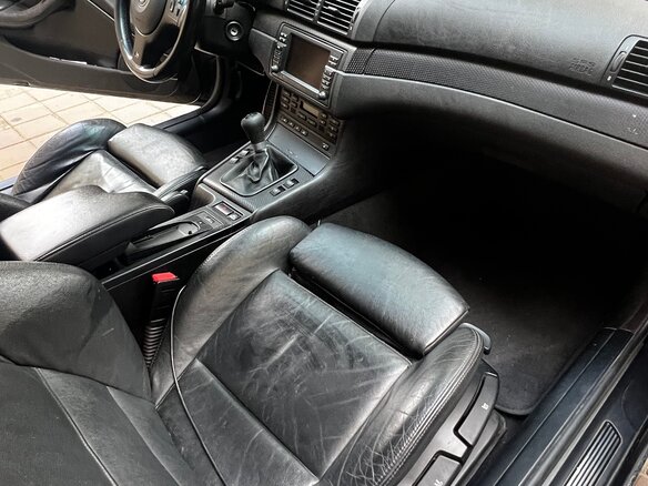 2004 BMW 3 серии 320i IV (E46) Рестайлинг, чёрный, 1100000 рублей - вид 5