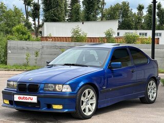 2000 BMW 3 серии Compact 316i III (E36), синий, 750000 рублей, вид 2