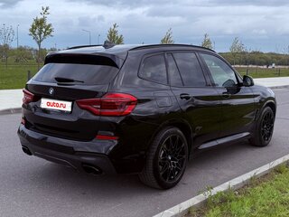 2021 BMW X3 M40d III (G01), чёрный, 5100000 рублей, вид 4