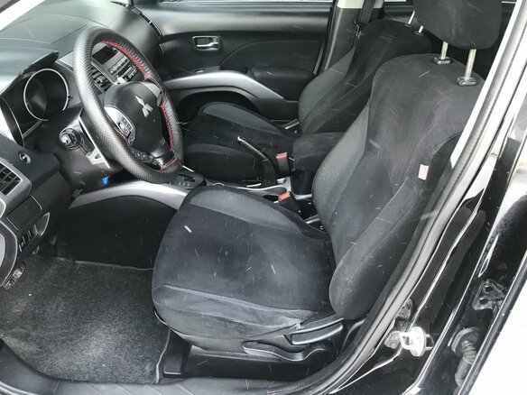 2007 Mitsubishi Outlander II, чёрный - вид 13