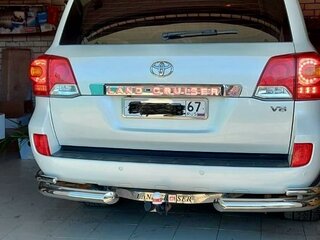 2015 Toyota Land Cruiser 200 Series Рестайлинг 1, белый, 6200000 рублей, вид 3