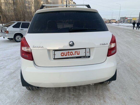 2013 Skoda Fabia II Рестайлинг, белый - вид 6