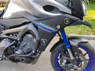 2016 Yamaha MT-09 Tracer (FJ-09), серый, 780000 рублей, вид 4
